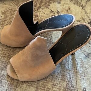Kendall & Kylie Camel Open-Toe Mules